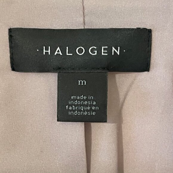 Halogen Mauve Faux Leather/Pleather Blazer -  Size M - Picture 4 of 4